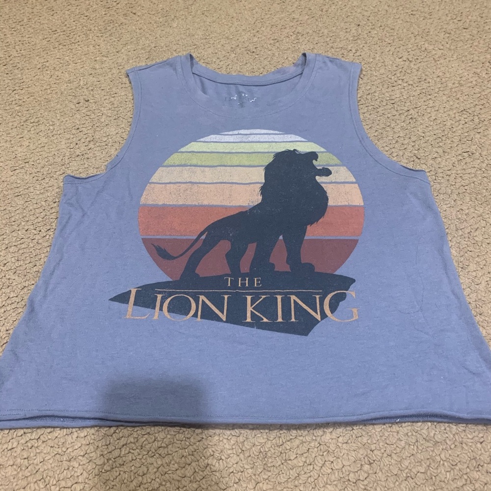 Disney Lion King Simba Tank Sleeveless Tee Shirt